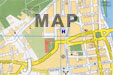 map with prague hotel arbes mepro location