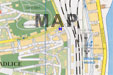 map with prague hostel arpacay location