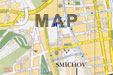 map with prague hotel andels location