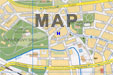 map with prague hotel kosicka location