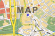 map with prague hotel le palais location