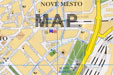 map with prague hotel meteor plaza location