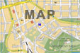 map with prague hotel abri location