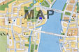 map with prague hotel u pava location