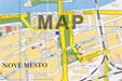map with prague hotel opera location