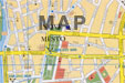 map with prague hotel novomestsky location
