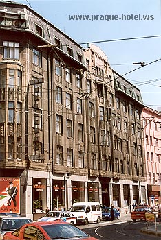 The building of Hotel Imperial in Prague